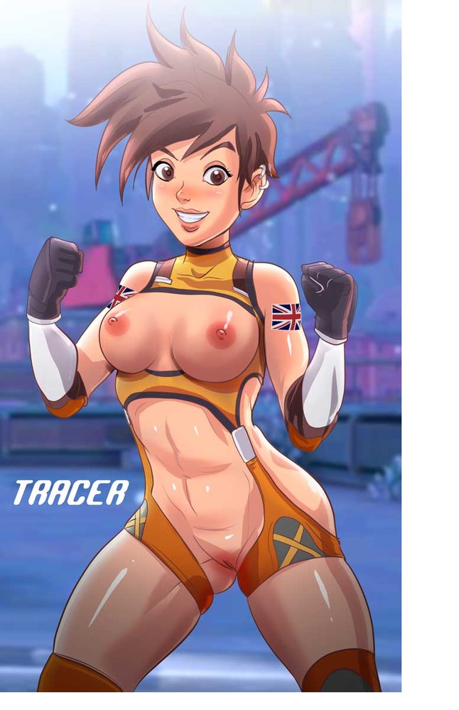 Busty Tracer from Overwatch