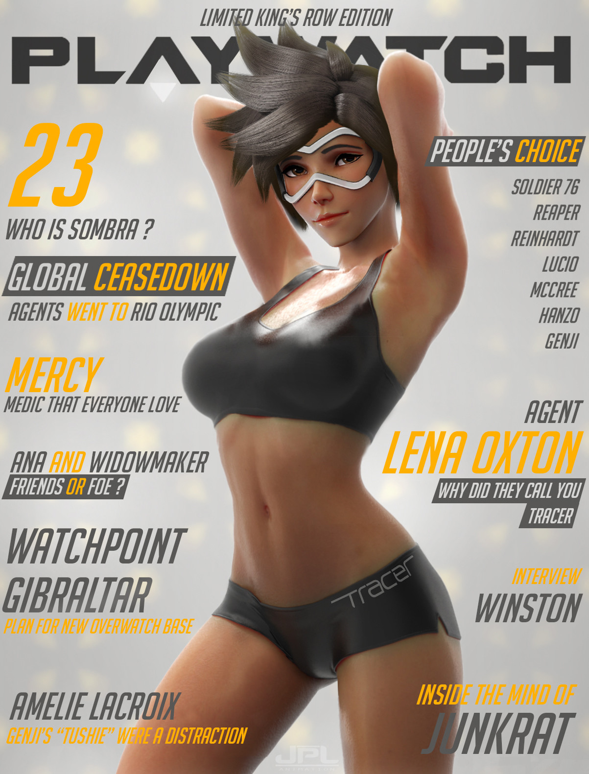 Mercy Porn And Tracer With Other Heroes Overwatch Hentai