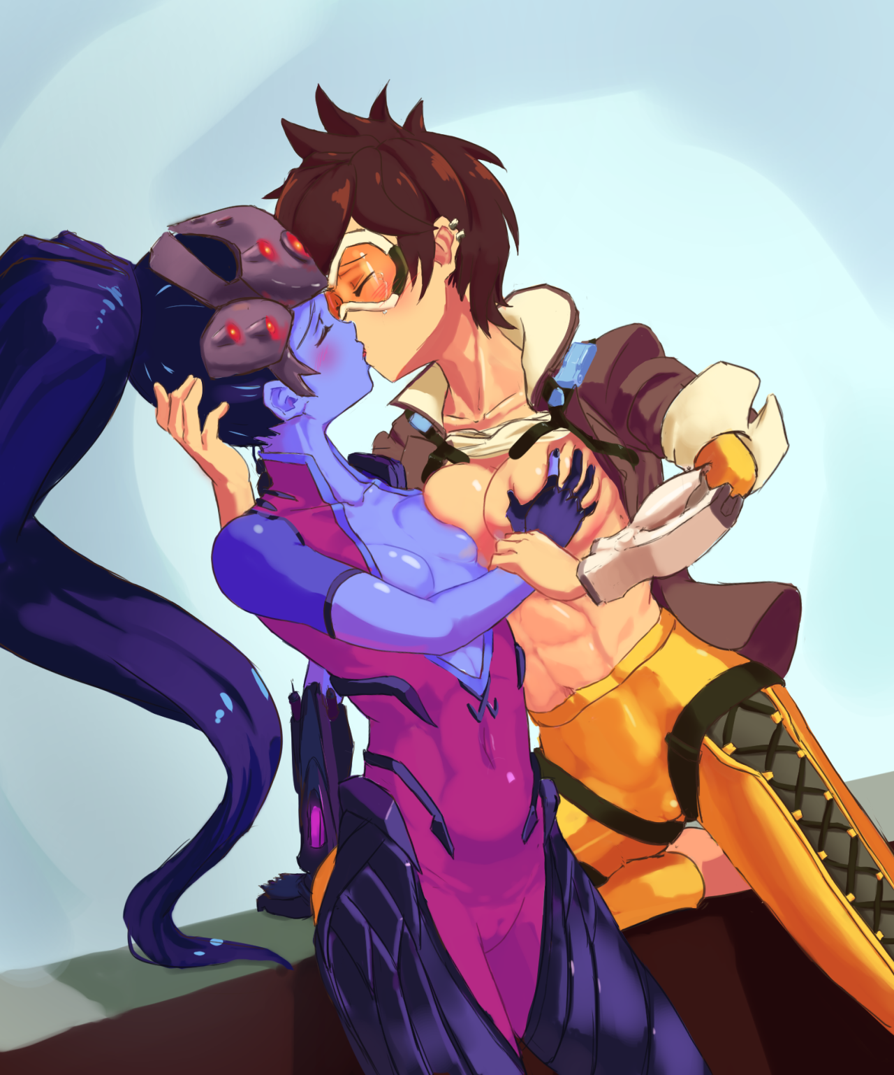 Widowmaker And Tracer Kissing