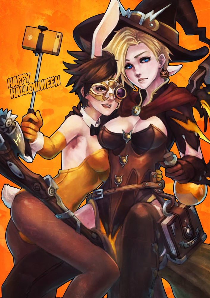 Tracer and Halloween Mercy