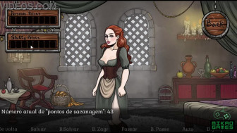 Game of skanks ep 23 Finalmente consegui deixar Sansa andando Nua
