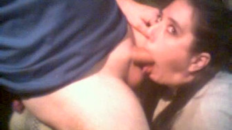 Amateur brunette blowjob
