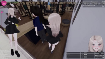 She likes exhibitionism and masturbates in public. Hentai Game
