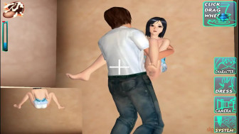 Jogo de anime 3D fudendo a novinha em publico

