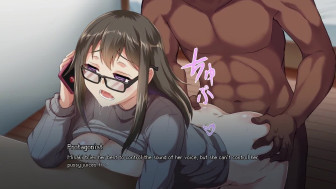 Peeping dorm manager (Hentai game): Misaki scene part1

