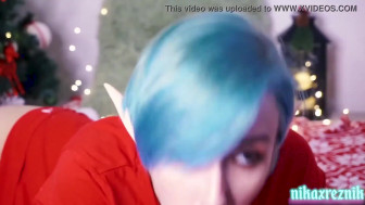 Holidays With Fuck Machine. Elf teen Cosplay
