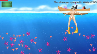 Amakorium [PornPlay Hentai game] Ep.3 creampie twerking sex at the beach
