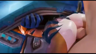 Animación 3d, overwatch, 2b
