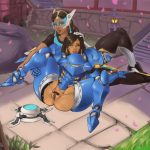 Pharah showing pussy