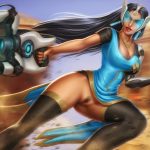 Symmetra shows pussy in game