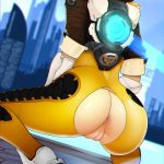 Tracer showing sexy ass 2