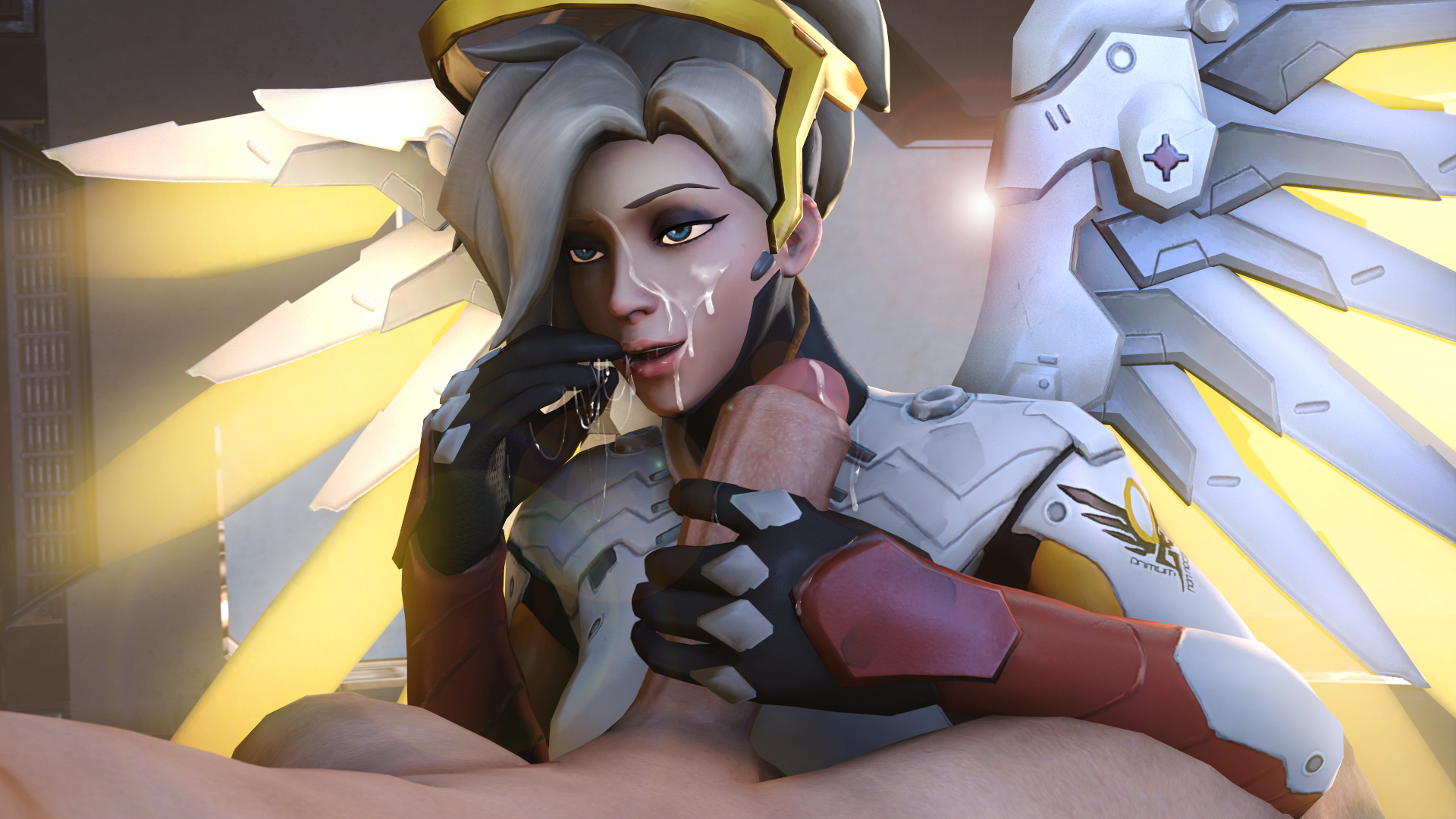 Mercy Porn And Tracer With Other Heroes Overwatch Hentai