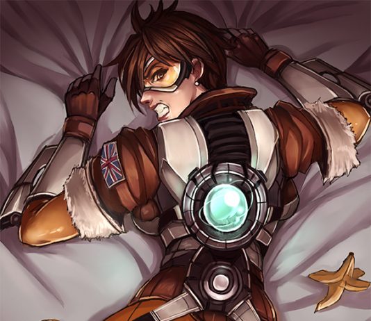 Tracer Waiting to be Fucked Doggystyle